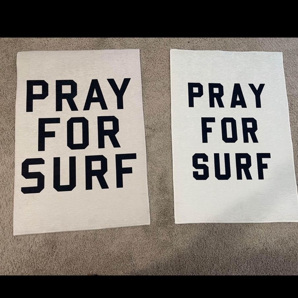 Pray for Surf Tapestry/Rug